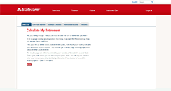 Desktop Screenshot of calculatemyretirement.com